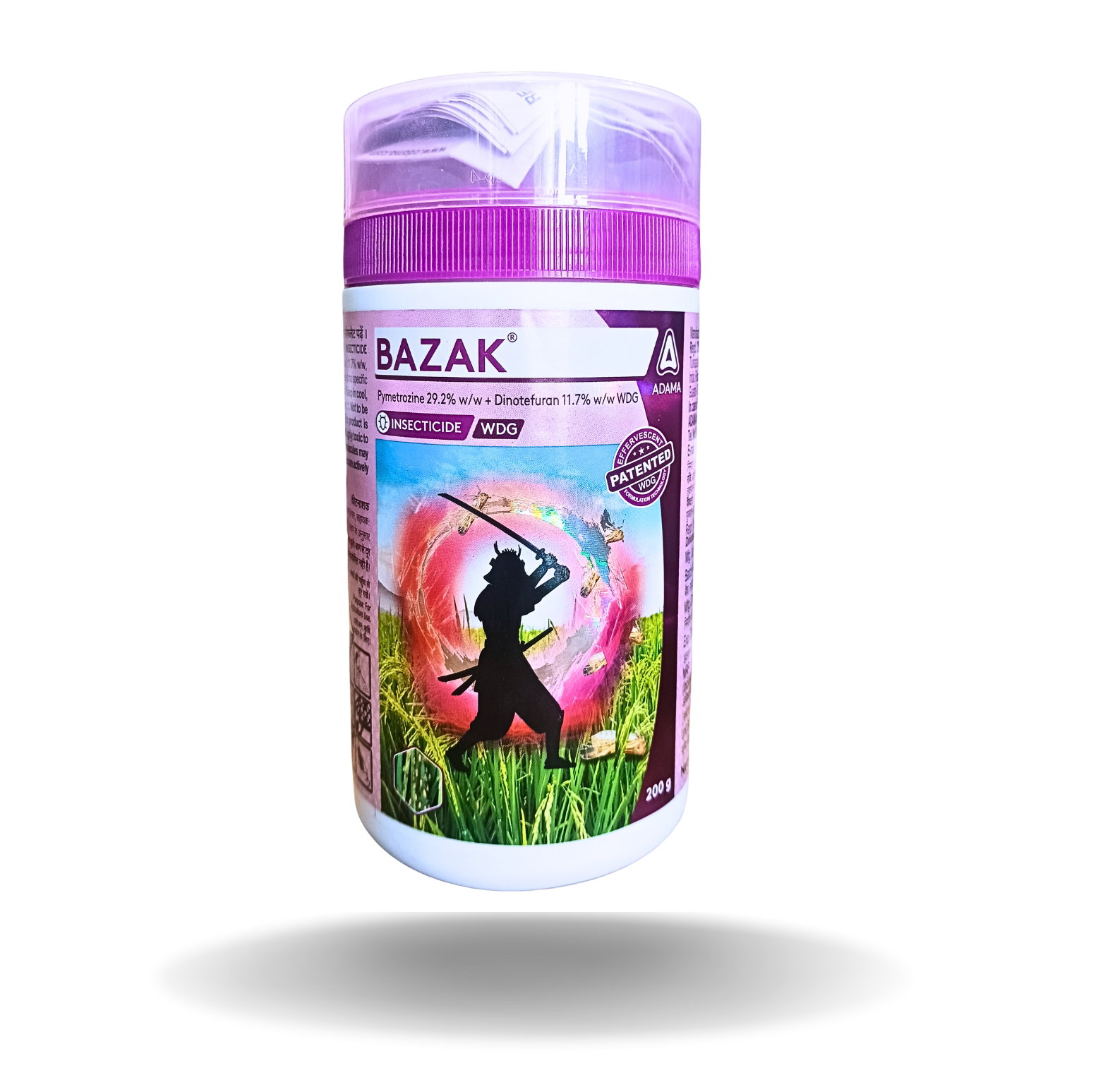 Adama Bazak (Pymetrozine 29.2%w/w+Dinotefuran 11.7% w/w WDG)
