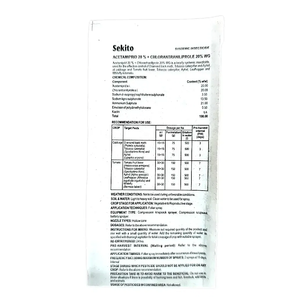 Chilli thrips control, Broad spectrum insecticide online, Dual action systemic pesticide, WG formulation insecticide, Buy insecticide online, Agriculture pesticides online India