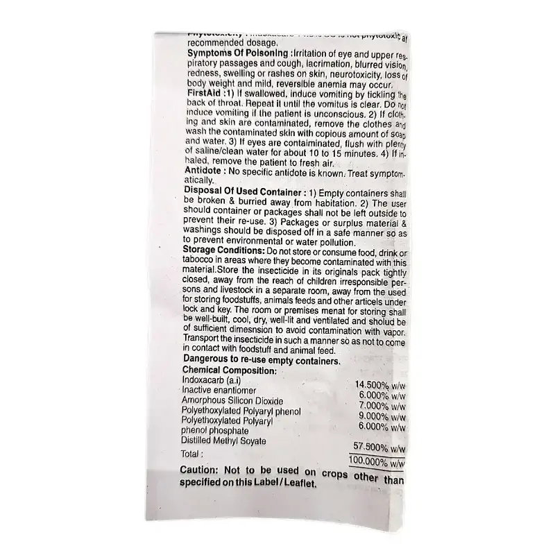 Kisan center Adama Doxagan Insecticide (Indoxacarb 14.5% SC)