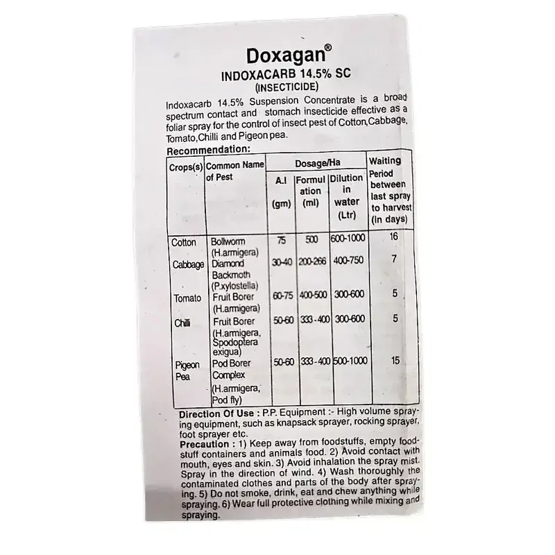 Doxagan pesticide, Adama products online, Best insecticide for bollworm, Cotton pink bollworm control, Tomato fruit borer pesticide, Cabbage diamondback moth chemical, Pod borer insecticide