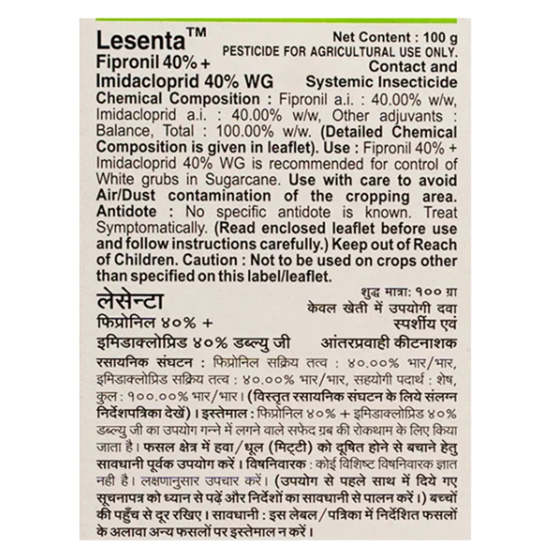 Kisan center Bayer Lesenta Insecticide (Imidacloprid 40% + Fipronil 40% WG)