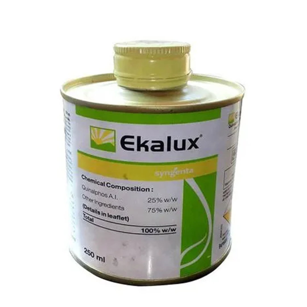 Kisan center Syngenta Ekalux Insecticide ( Quinalphos 25 ? )