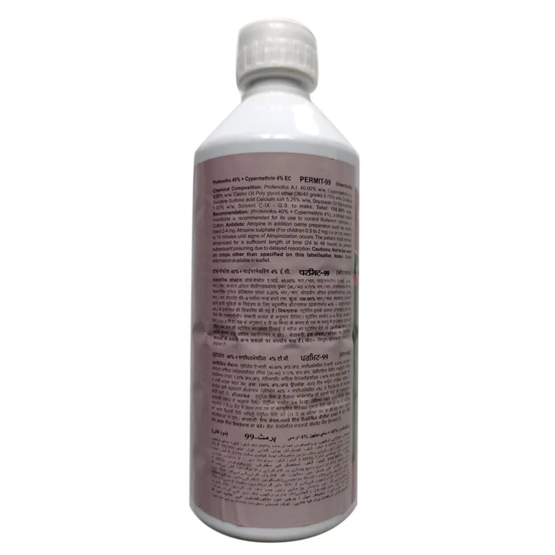 Kisan center HPM Permit 99 (Profenofos 40% + Cypermethrin 4?)