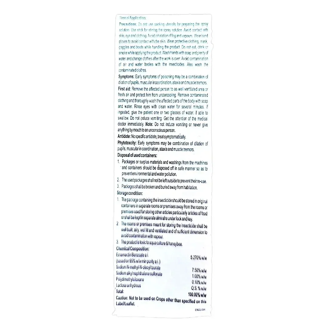 Hpm XPert Insecticide (Emamectin Benzoate 5% SG)