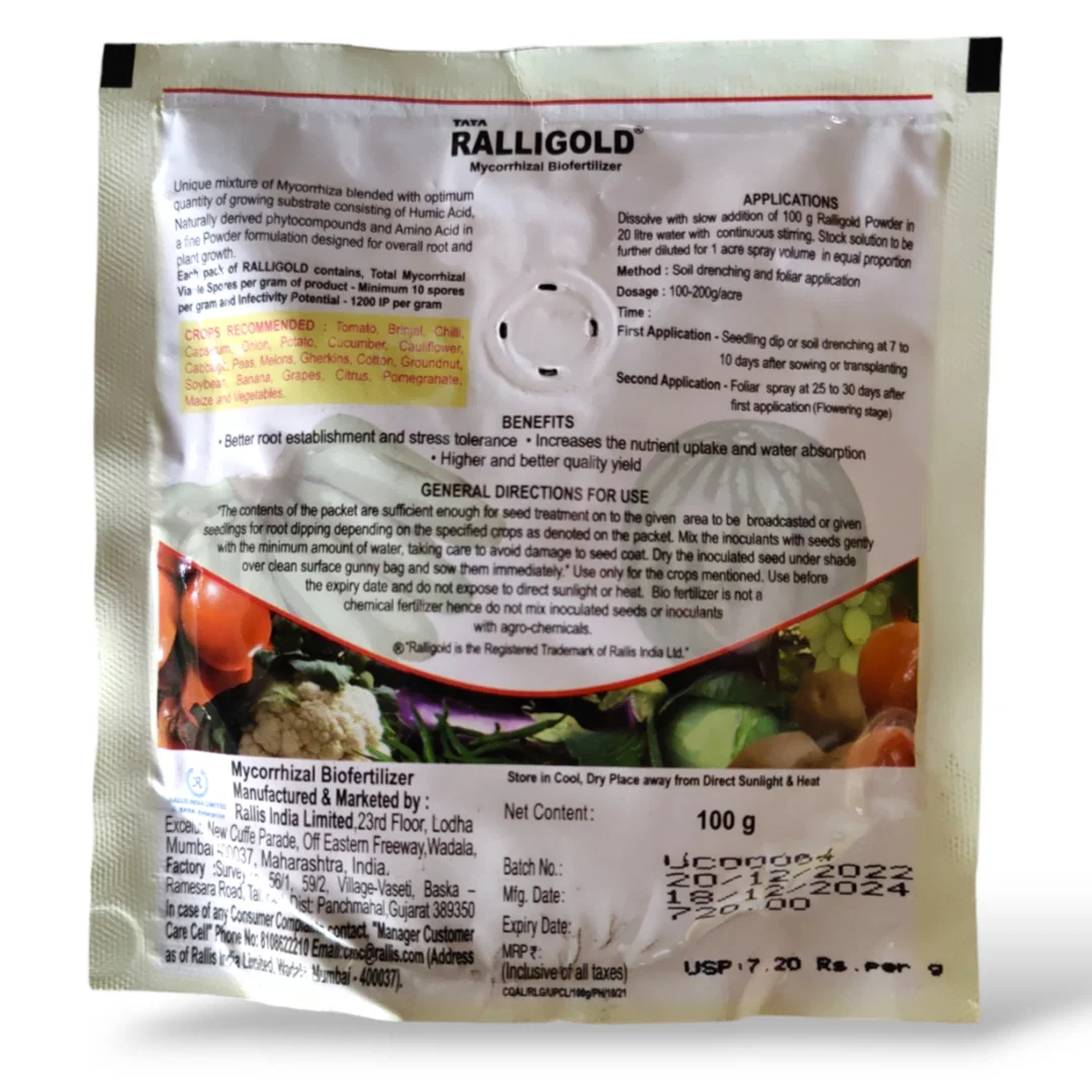 Tata Rallis Ralligold WP ( Mycorrhizal Bio Fertilizer )