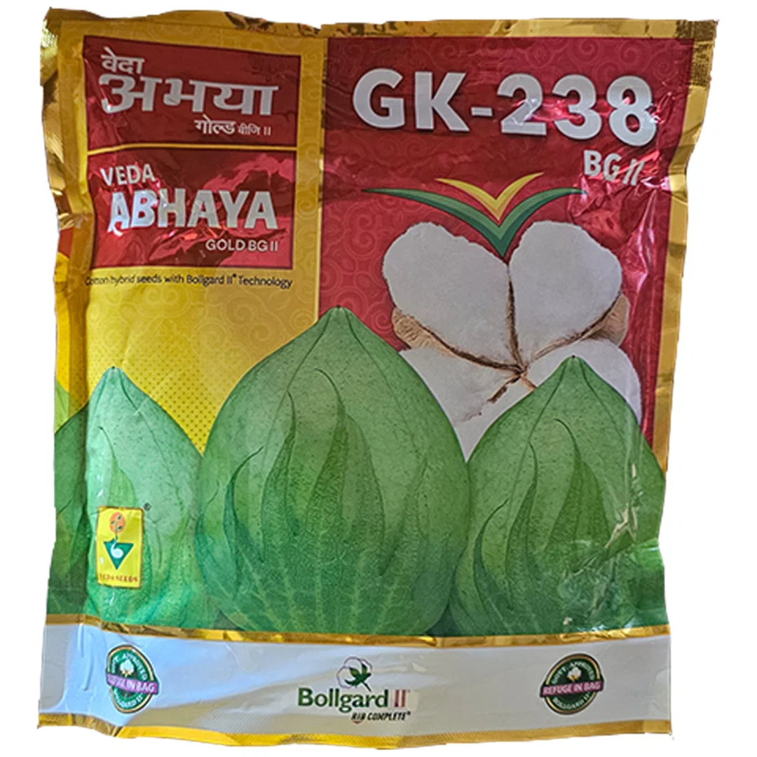 Veda Abhaya Gold, GK 238 BG II cotton seeds, Veda Seeds Abhaya Gold, GK 238 BG2, buy Veda cotton seeds online, GK 238 BG2 price, agriculture seeds online, Veda seeds online booking