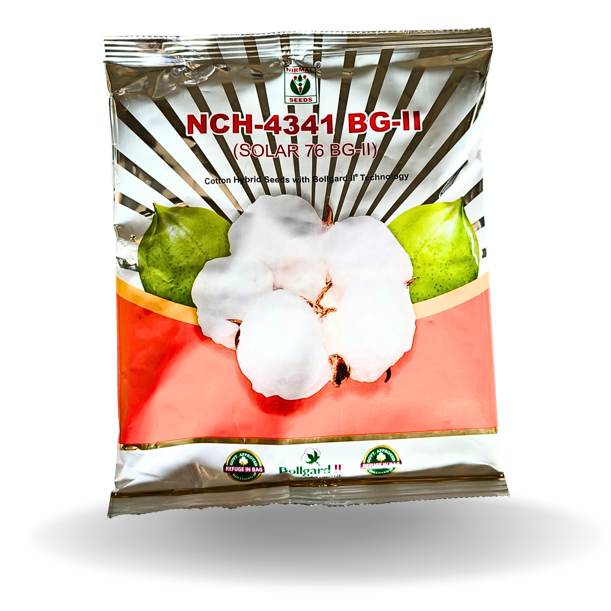 Nirmal Solar 76, NCH 4341 BG II cotton seeds, Nirmal seeds Solar 76, Solar 76 BG2 cotton, buy Nirmal cotton seeds online, Solar 76 cotton seed price, NCH 4341 cotton seed price, buy BT cotton seeds online, agriculture seeds online