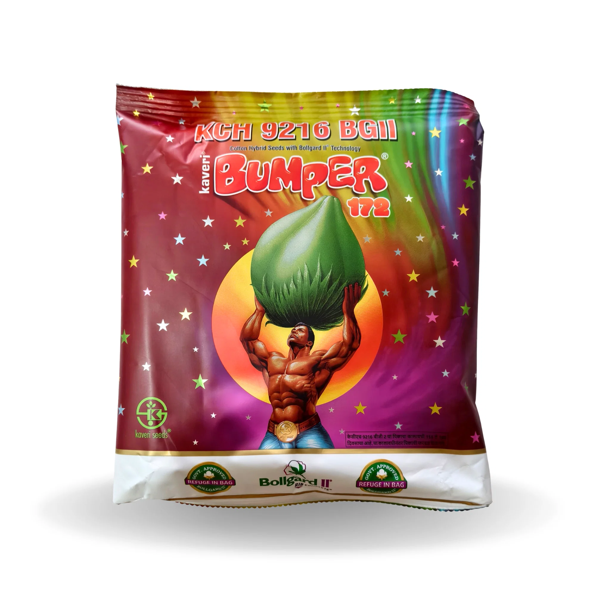 Kaveri Bumper 172, KCH 9216 BG II, Kaveri seeds Bumper 172, Kaveri Bumper 172 price, KCH 9216 cotton seed price, buy Kaveri cotton seeds online, buy Kaveri Bumper 172 online, buy BT cotton seeds online