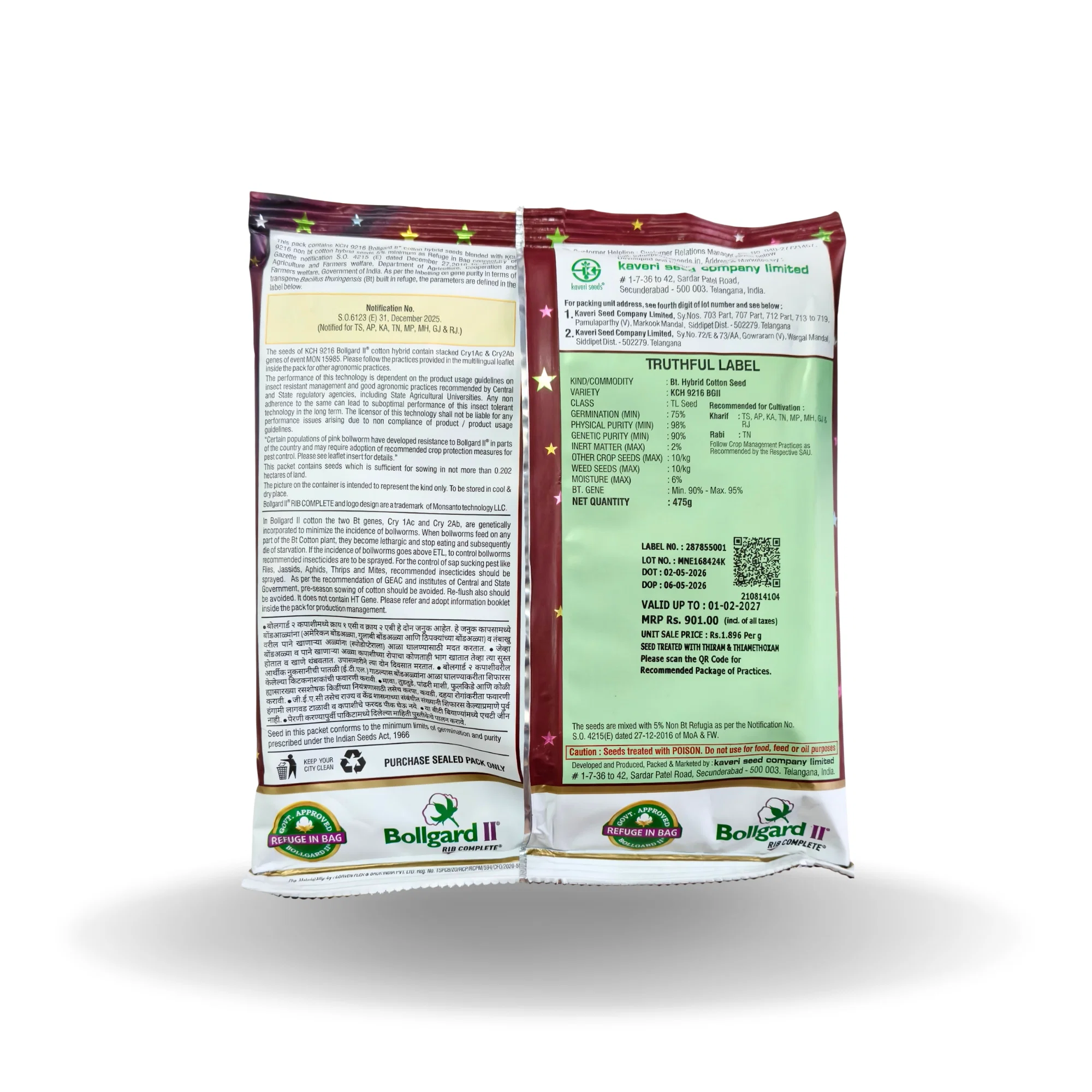 Kaveri Bumper 172 price, KCH 9216 cotton seed price, buy Kaveri cotton seeds online, buy Kaveri Bumper 172 online, agriculture seeds online, Kisan Center cotton seeds