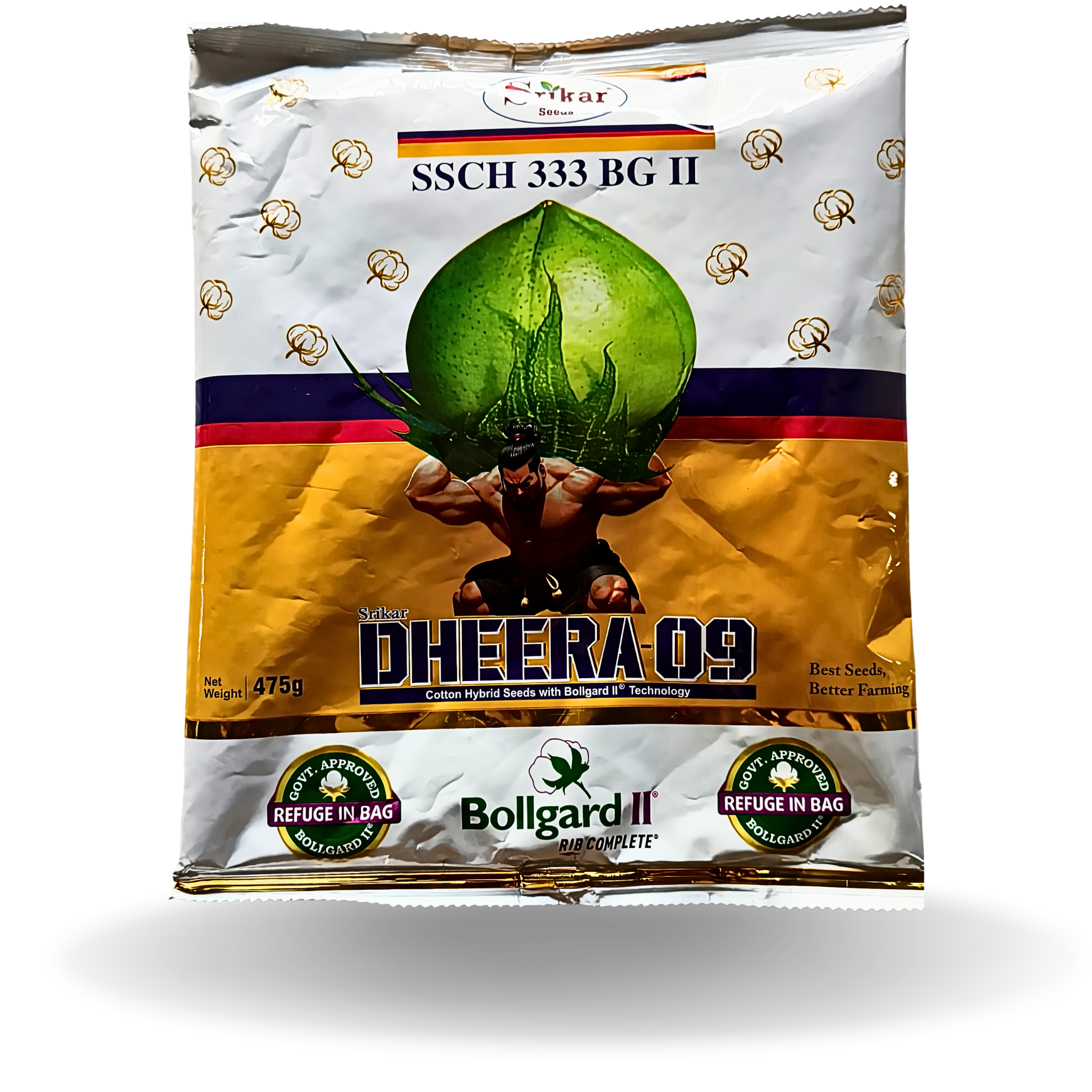 Srikar Dheera 09 cotton seeds, SSCH 333 BG II, Srikar Seeds Dheera 09, Dheera 09 cotton seed price, SSCH 333 cotton seeds, buy Srikar cotton seeds online, buy BT cotton seeds online, 5 petal cotton seeds, erect growth cotton seeds, easy picking cotton seeds, high yield cotton seeds, Dheera 09 yield per acre, agriculture seeds online, Kisan Center cotton seeds, best cotton seeds in Maharashtra, kapus seeds online, Amravati cotton seeds, Bollgard 2 cotton seeds